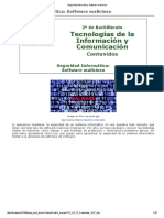 Seguridad Informática - Software Malicioso PDF