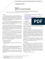 Concentrated Impacts To Transport Packages: Standard Test Method For