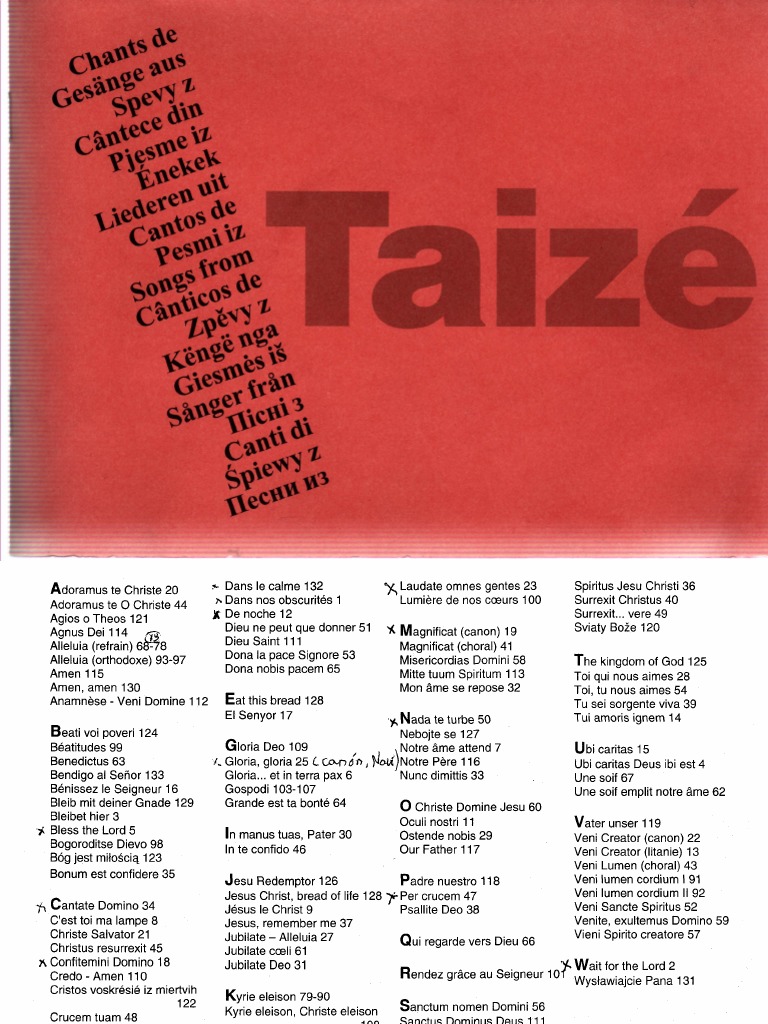 Taize Taize PDF | PDF
