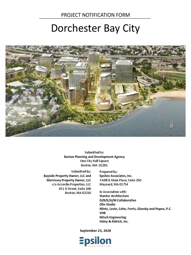 2020-09-23 - Project Notification Form (PNF) - Dorchester Bay City PDF ...