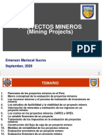 Unidad 1 Panorama de Los Proyectos Mineros en El Perú PDF