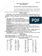 Assignment 1. Study Theory Sheet 1. Memorize The Definitions of All Terms in Bold