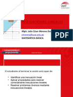 Inecuaciones Lineales