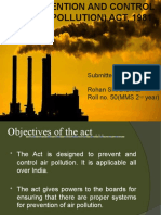 Air Prevention and Control Polution Act 1981