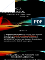 Inteligencia Intrapersonal