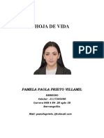 Hoja de Vida Pamela Prieto