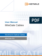 Milegate Cables: User Manual
