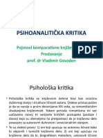 Psihoanalitička Kritika