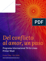 Curso Del Conflicto Al Amor TH 2020 PDF