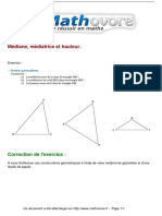 Exercices Mediane Mediatrice Et Hauteur Maths Cinquieme 242 PDF
