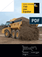 730C EJ Camión Articulado Caterpillar