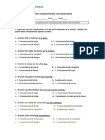 Ejercicios Complementos Circunstanciales Mañana