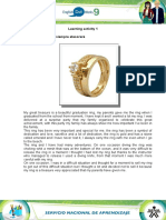 Learning Activity 1 Evidence: Algo Que Siempre Atesoraré