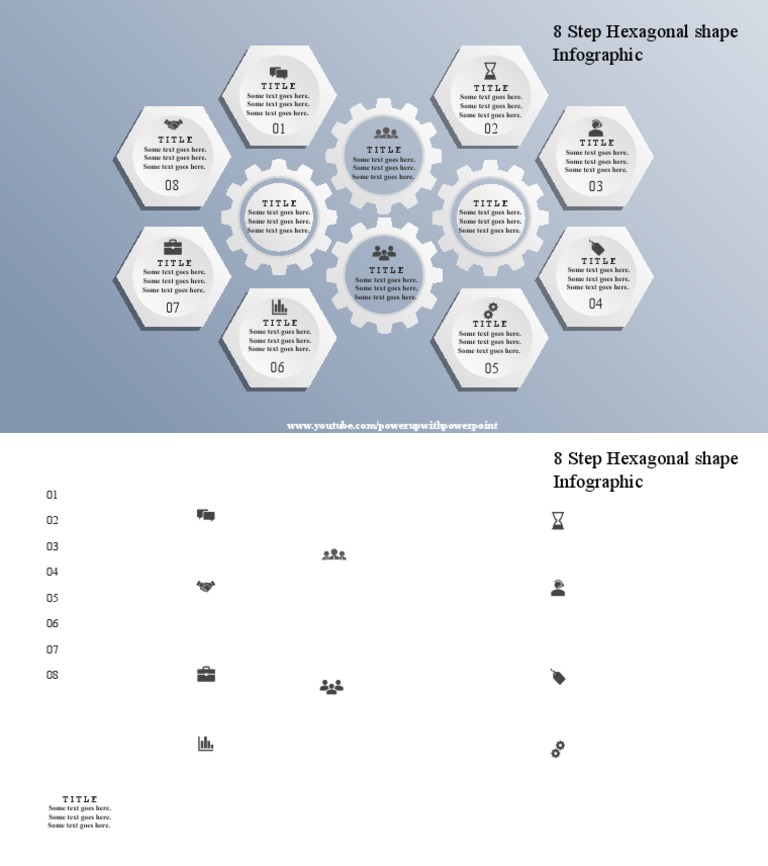 Rounded Hexagon Shape Infographic | PDF
