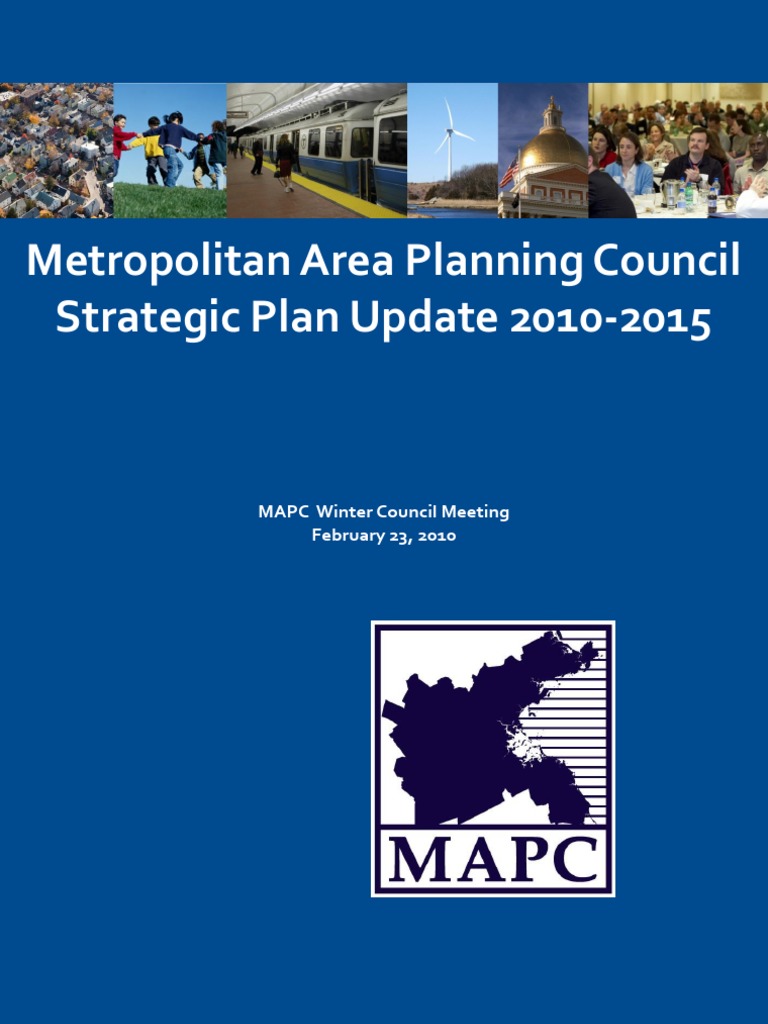 MAPC Strategic Plan 2010-2015 Overview | PDF