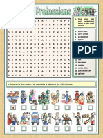 Find These Jobs and Professions Below in The Word Search