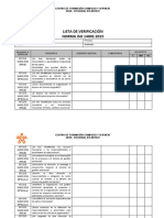 Lista de Verificacion Medio Ambiente