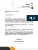 Carta de Confirmacion Del Abogado (CCA)