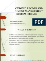 2 - Electronic Record and Document Management System (Edms)