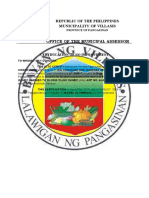 Republic of The Philippines Municipality of Villasis: Certification of No Improvement
