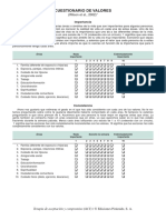 Valores y Consistencia