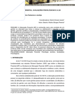 Alienação Parental Avaliações Psicológicas e A Lei