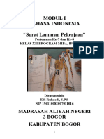 BAHASA INDONESIA KELAS 12 MIPA-IPS-IIK_BAB I - SURAT LAMARAN PEKERJAAN - PERTEMUAN 7-8
