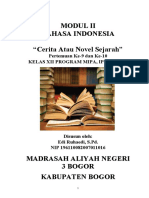 Bahasa Indonesia Kelas 12 Mipa-Ips-Iik - Bab Ii - Cerita Atau Novel Sejarah - Pertemuan 9 - 10