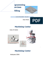 NC Programming Exercises for Milling Operations