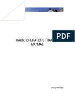 Radio Operators Training Manual