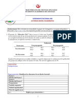 CE87 Semana 06 - Sesión 01 - Actividad Grupal - Diseño - Factorial PDF