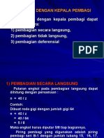 MINGGU 10 KEPALA PEMBAGI dividing head