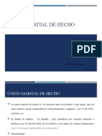 14. Unión marital de hecho