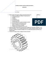 Examen de Medio Curso de Dibujo Mecanico 2020 I