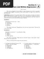 Section 2 Structure and Written Expression: Example I