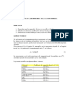 Guia de Laboratorio Dilatación Térmica PDF