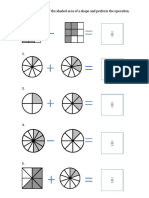 Fractions word problems worksheet