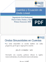 Sesión 12 Ondas en Cuerdas y Ecuación de Onda Lineal