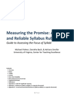 4 - Measuring The Promise A Learningfocused Syllabus Rubric