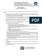 Pengumuman Hasil Tes Tahap I PDF