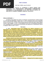 Petitioner vs. vs. Respondents: First Division