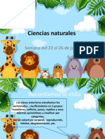 Ciencias naturales: Vertebrados y clasificación