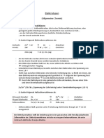 Elektrolysen - Allgemeine Chemie