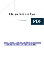 Yamang Lupa - Likas Na Yaman NG Asya