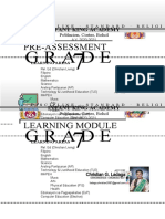 Pre-Assessment: Grade
