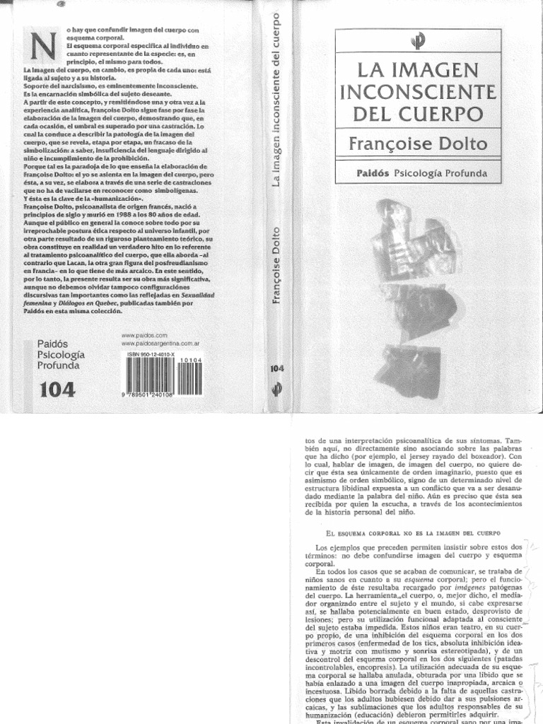 La Imagen Inconsciente Del Cuerpo | PDF