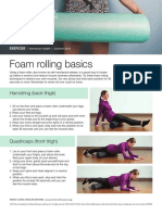Foam Rolling Basics: Hamstring (Back Thigh)
