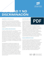 Equality and Non Discrimination ES