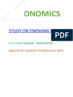 Ergonomics: Study On Finishing Floor
