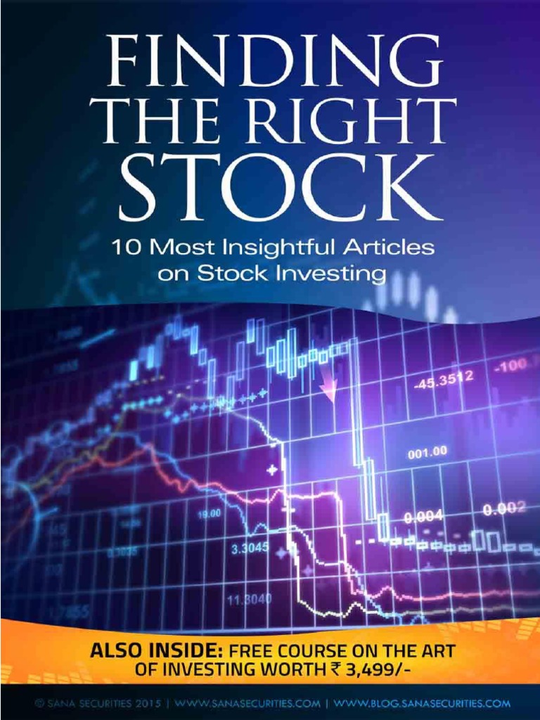 Finding The Right Stock PDF | PDF | Value Investing | Stocks